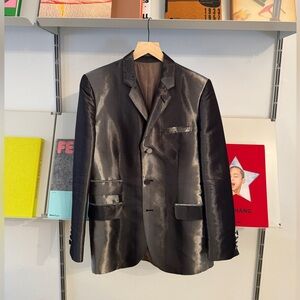 Jean Paul Gaultier Femme Silk blend blazer, size M.